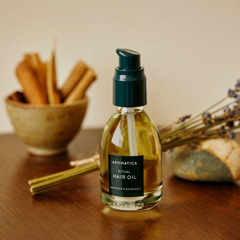 AROMATICA Ritual Hair Oil Lavender and Patchouli BONIIK Korean Hair Care