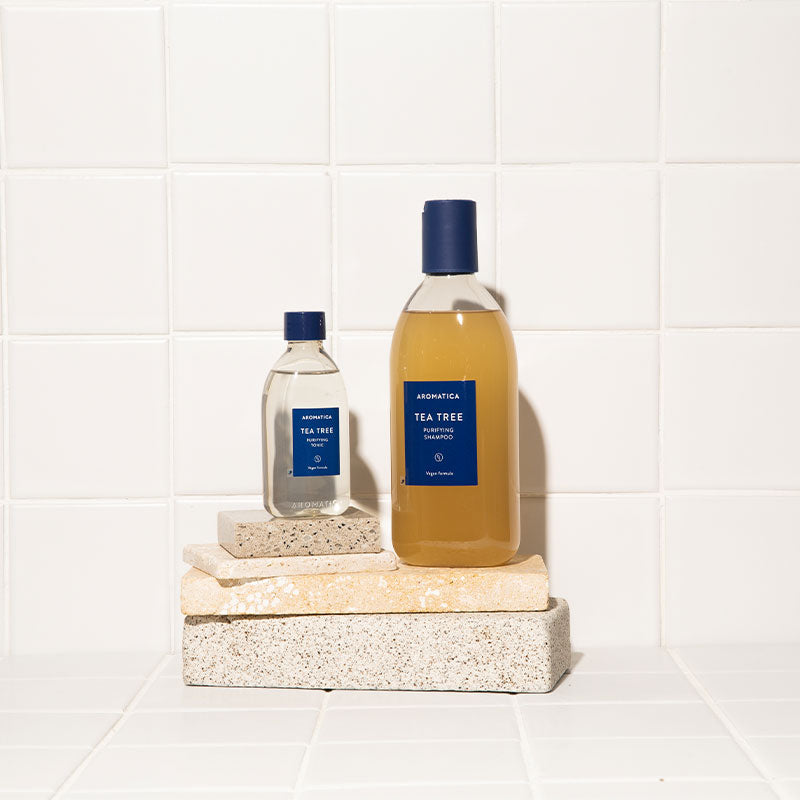 AROMATICA Tea Tree Scalp Purifying Trial Kit | BONIIK Korean Hair Care Australia