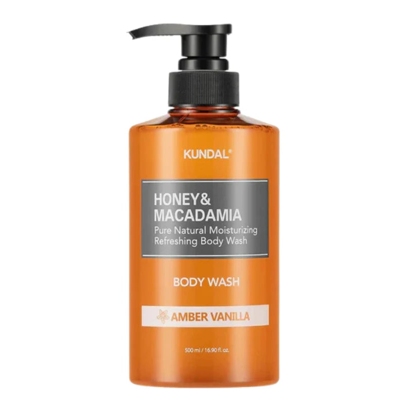 Honey & Macadamia Pure Body Wash - Amber Vanilla