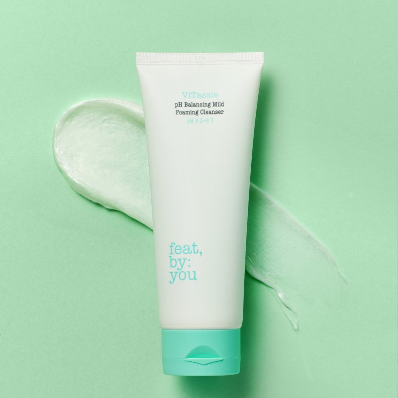 FEAT BY YOU ViTassie pH Balancing Mild Foaming Cleanser | BONIIK Best Korean Beauty Skincare Makeup Store in Australia
