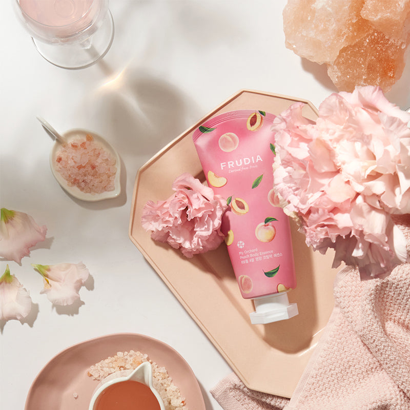 FRUDIA My Orchard Peach Body Essence | BONIIK Best Korean Beauty Skincare Makeup Store in Australia