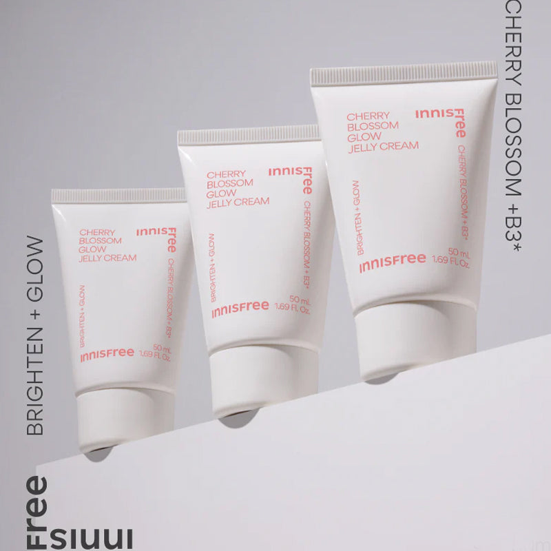 INNISFREE Cherry Blossom Glow Jelly Cream | BONIIK Best Korean Beauty Skincare Makeup Store in Australia