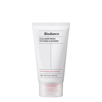 Collagen Mask to Foam Cleanser