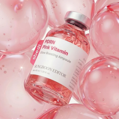 PDRN Pink Vitamin Glow Boosting Ampoule