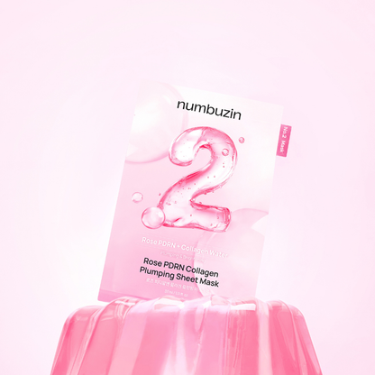 No.2 Rose Pdrn Collagen Plumping Sheet Mask