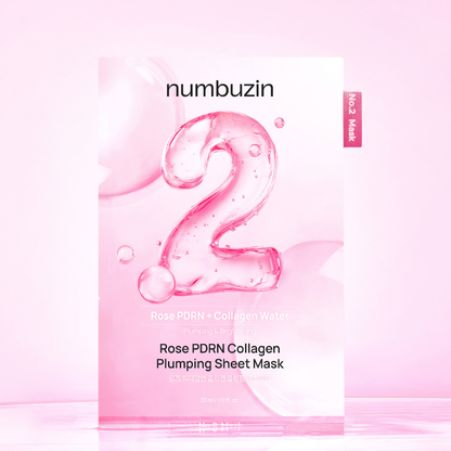 No.2 Rose Pdrn Collagen Plumping Sheet Mask