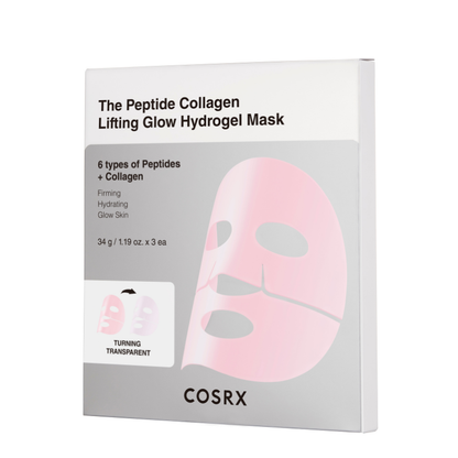 Peptide Collagen Glow Hydrogel Mask - 3pcs