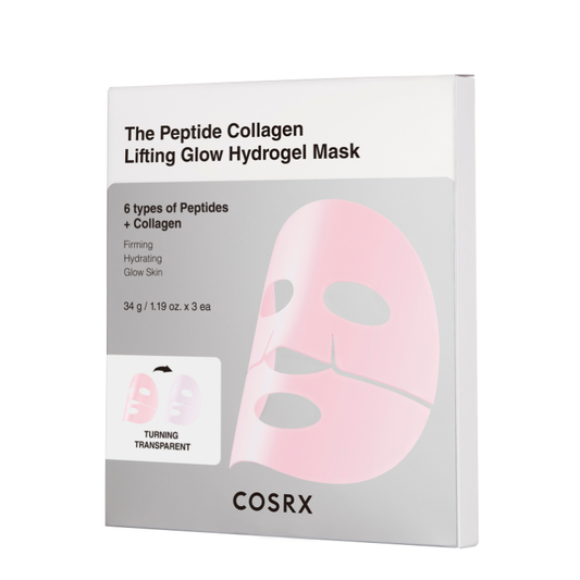 Peptide Collagen Glow Hydrogel Mask - 3pcs