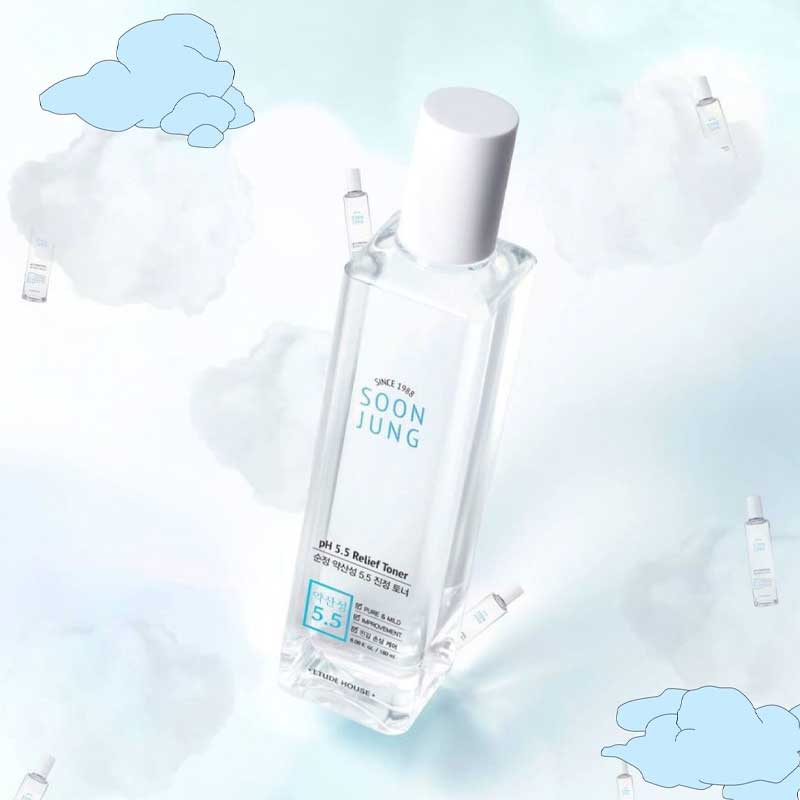 ETUDE HOUSE Soon Jung PH 5.5 Relief Toner BONIIK Korean Skincare Australia