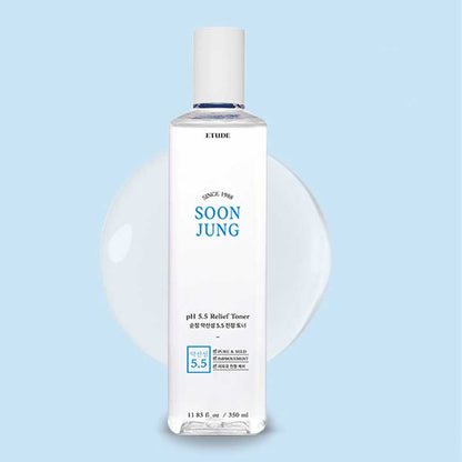 ETUDE HOUSE Soon Jung PH 5.5 Relief Toner BONIIK Korean Skincare Australia