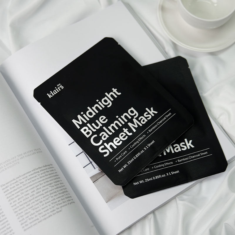 KLAIRS Midnight Blue Calming Sheet Mask | Hydrating | BONIIK