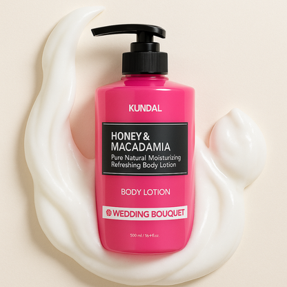 Honey & Macadamia Pure Body Lotion - Wedding Bouquet