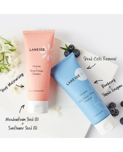 LANEIGE Multi Deep-Clean Cleanser | Facial Wash | BONIIK Best Korean Beauty Skincare Makeup in Australia