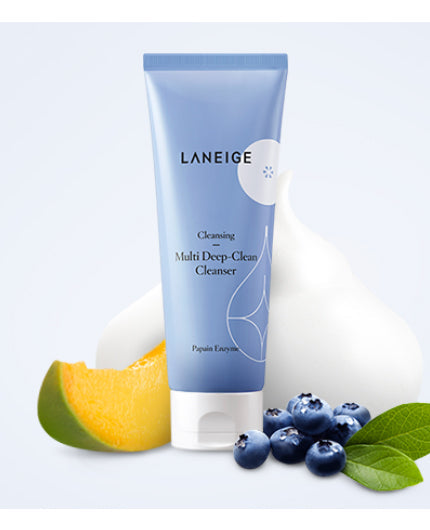 LANEIGE Multi Deep-Clean Cleanser | Facial Wash | BONIIK Best Korean Beauty Skincare Makeup in Australia