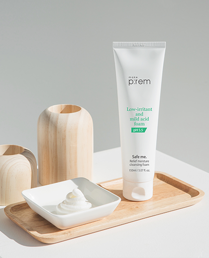 MAKE P:REM Safe Me. Relief Moisture Cleansing Foam | CLEANSER | BONIIK