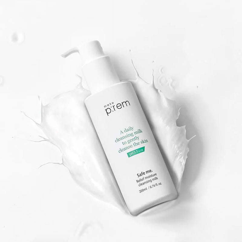 MAKE PREM Safe Me. Relief Moisture Cleansing Milk | BONIIK Korean Beauty Australia