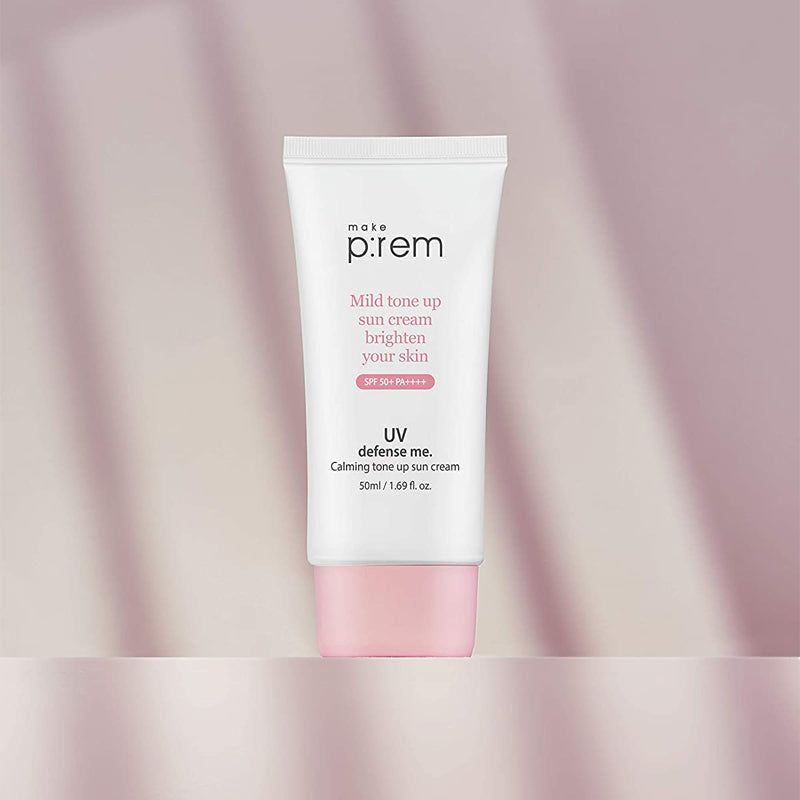 MAKE PREM UV Defense Me Calming Tone Up Sun | Suncream | BONIIK