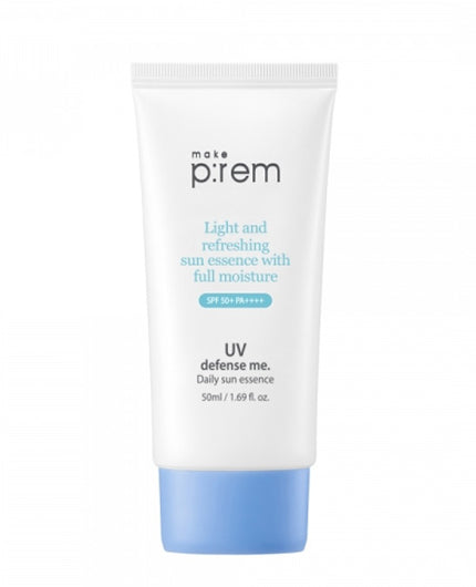 MAKE PREM UV Defense Me. Daily Sun Essence | Sunscreen | BONIIK Best Korean Beauty Skincare Makeup Store in Australia