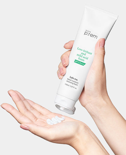 MAKE P:REM Safe Me. Relief Moisture Cleansing Foam | CLEANSER | BONIIK