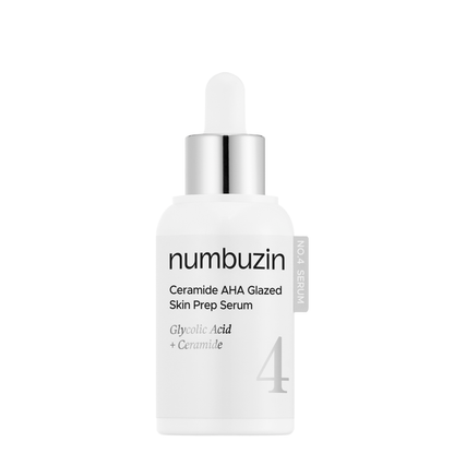 No.4 Ceramide AHA Glazed Skin Prep Serum 30ml