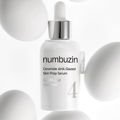 No.4 Ceramide AHA Glazed Skin Prep Serum 30ml
