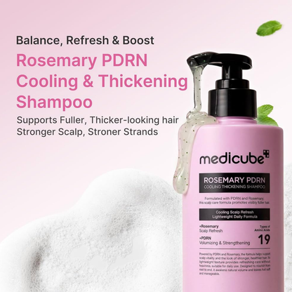 Rosemary Pdrn Cooling Thickening Shampoo