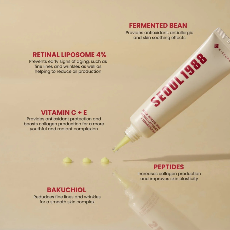 SEOUL1988EyeCream_RetinalLiposome4_FermentedBean | BONIIK Australia