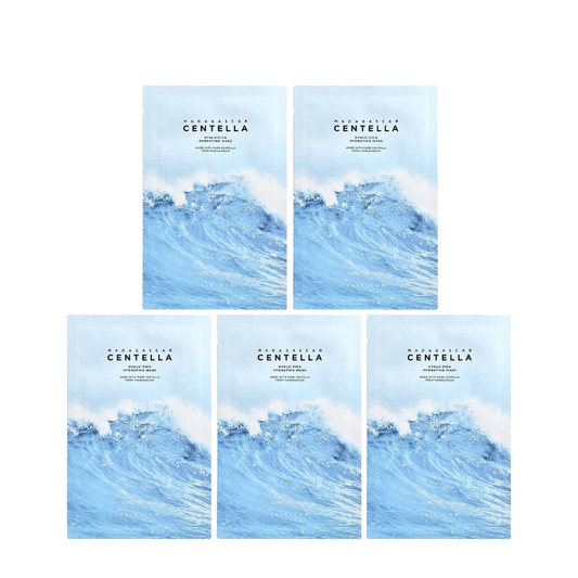 Madagascar Centella Hyalu-Cica Hydrating Mask - 5pcs