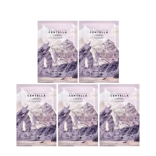 Madagascar Centella Poremizing Clarifying Mask- 5pcs