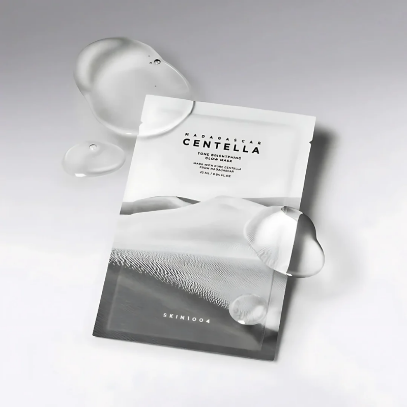 Madagascar Centella Tone Brightening Glow Mask - 5pcs