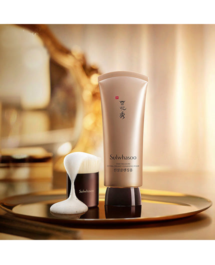 SULWHASOO Timetreasure Extra Creamy Cleansing Foam | Anti aging facial cleanser | BONIIK Best Korean Beauty Skincare Makeup in Australia