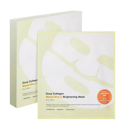 Deep Collagen Niacin Vita C Brightening Mask Bundle (4pcs)