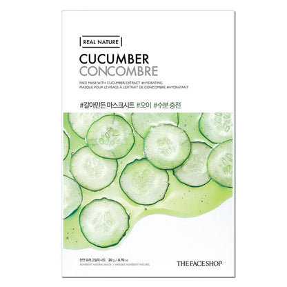 THE FACE SHOP Real Nature Cucumber Mask Sheet | MASK | BONIIK