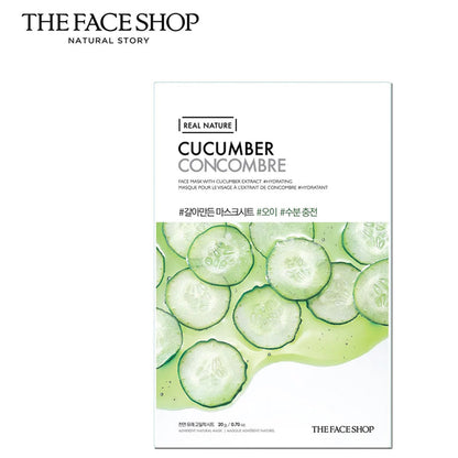 THE FACE SHOP Real Nature Cucumber Mask Sheet | MASK | BONIIK