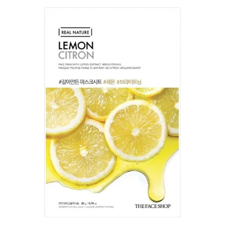 THE FACE SHOP Real Nature Lemon Mask Sheet | MASK | BONIIK