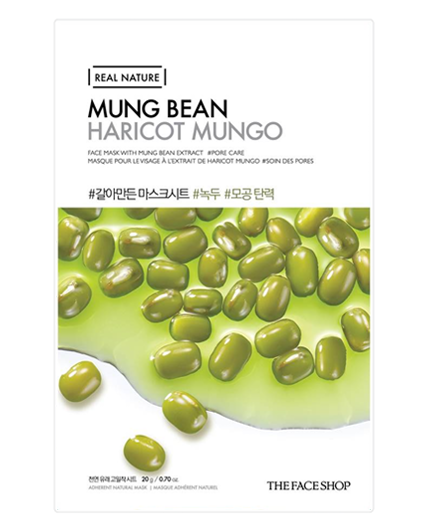 THE FACE SHOP Real Nature Mung Bean Mask Sheet | MASK | BONIIK