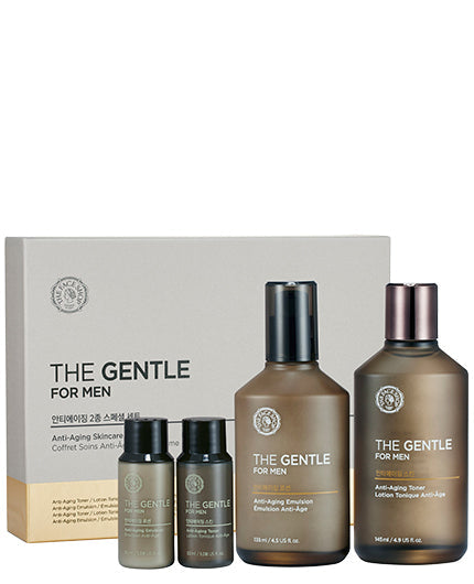 THE FACE SHOP The Gentle For Men Anti-Aging Skincare Gift Set | MEN | BONIIK