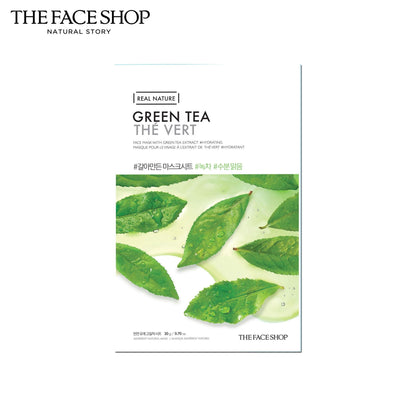 THE FACE SHOP Real Nature Green Tea Mask Sheet | MASK | BONIIK