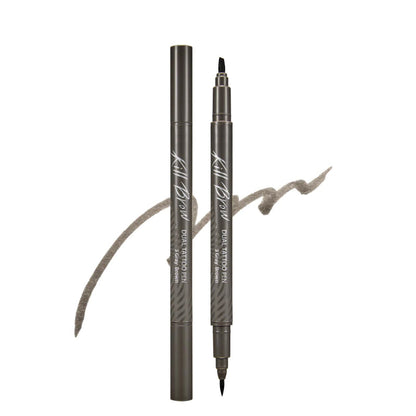 CLIO Kill Brow Dual Tattoo Pen 3 Gray Brown | BONIIK Best Korean Beauty Skincare Makeup Store in Australia