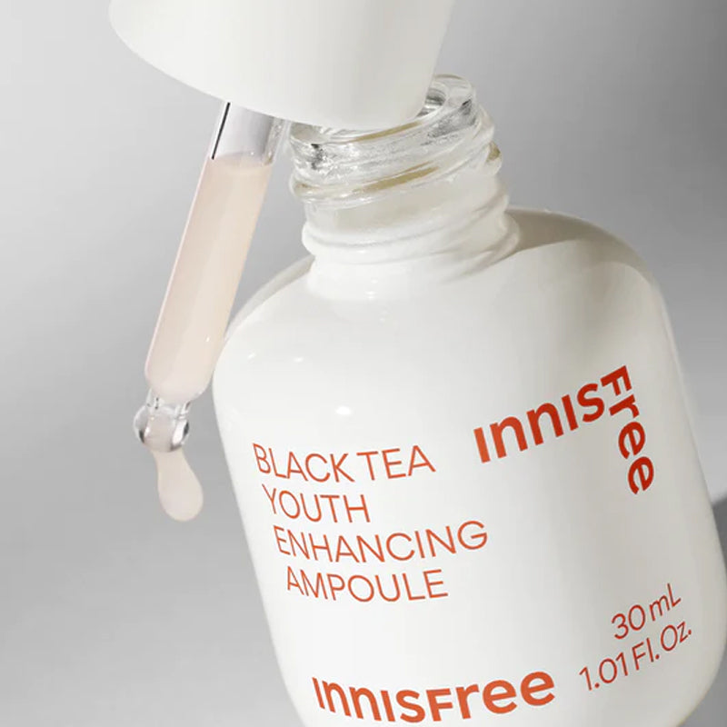 INNISFREE Black Tea Youth Enhancing Ampoule | BONIIK Best Korean Beauty Skincare Makeup Store in Australia