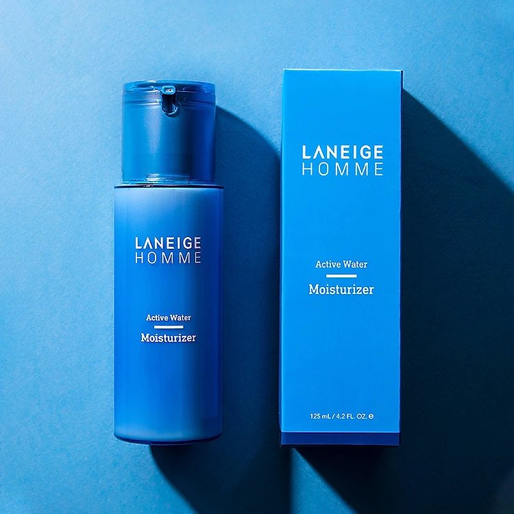 LANEIGE Homme Active Water Moisturizer | Men's Skin Care | BONIIK