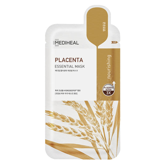 MEDIHEAL Placenta Essential Mask | BONIIK Best Korean Beauty Skincare Makeup Store in Australia