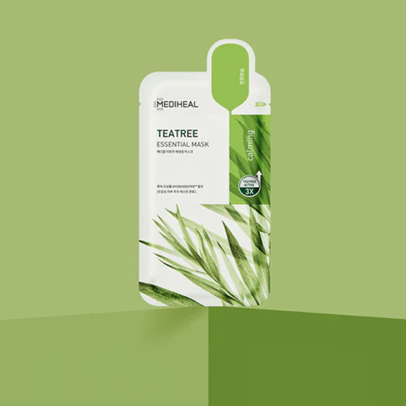 MEDIHEAL Tea Tree Essential Mask | BONIIK Best Korean Beauty Skincare Makeup Store in Australia