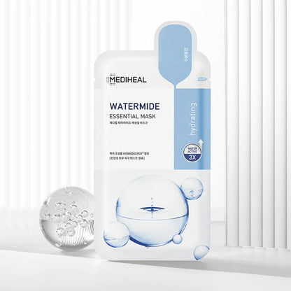 MEDIHEAL Watermide Essential Mask | BONIIK Best Korean Beauty Skincare Makeup Store in Australia