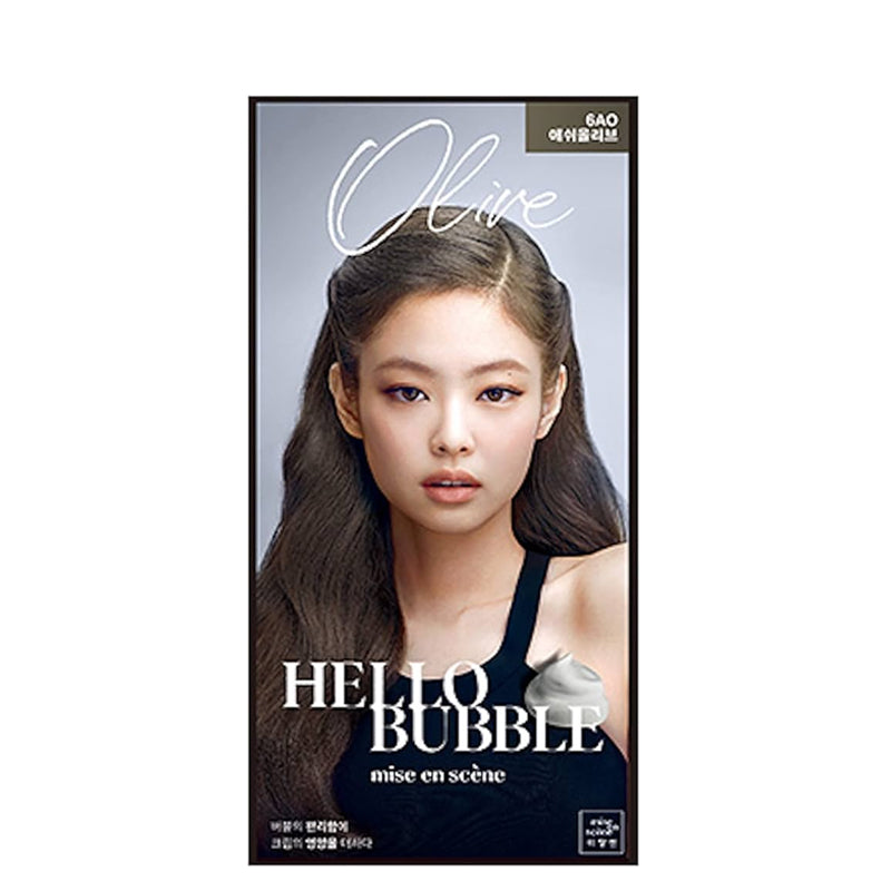 MISE EN SCENE All New Hello Bubble 6AO Ash Olive | BONIIK Best Korean Beauty Skincare Makeup Store in Australia