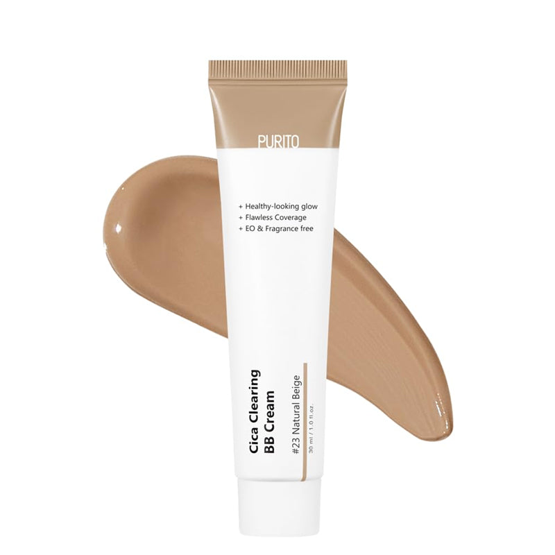 PURITO Cica Clearing BB Cream 23 Natural Beige | BONIIK Best Korean Beauty Skincare Makeup Store in Australia