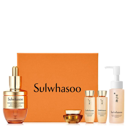 SULWHASOO Concentrated Ginseng Rescue Ampoule Set | BONIIK Best Korean Beauty Skincare Makeup Store in Australia