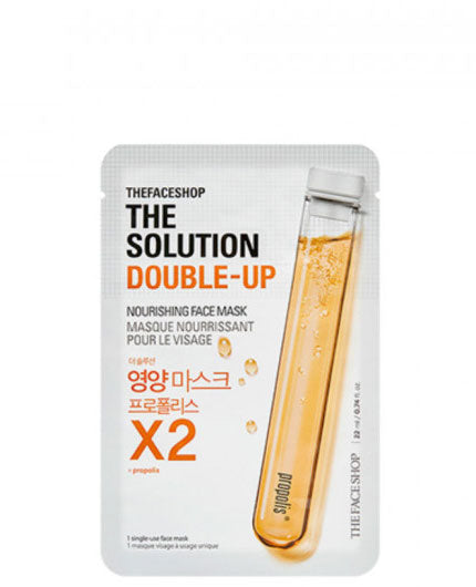 THE FACE SHOP The Solution Double Up Nourishing Face Mask | Mask Sheet | BONIIK