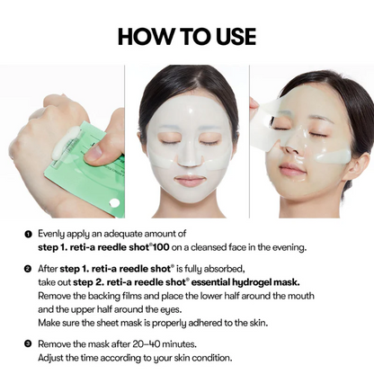 Reti-A Reedle Shot 100 2 Step Hydrogel Mask